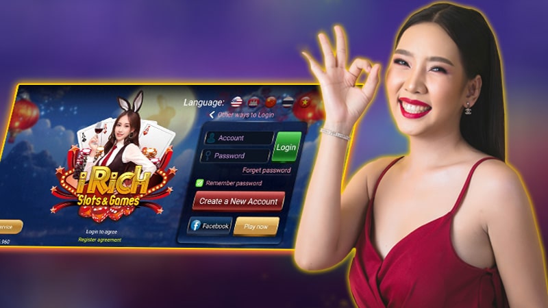 ជំហានដើម្បី Irich login